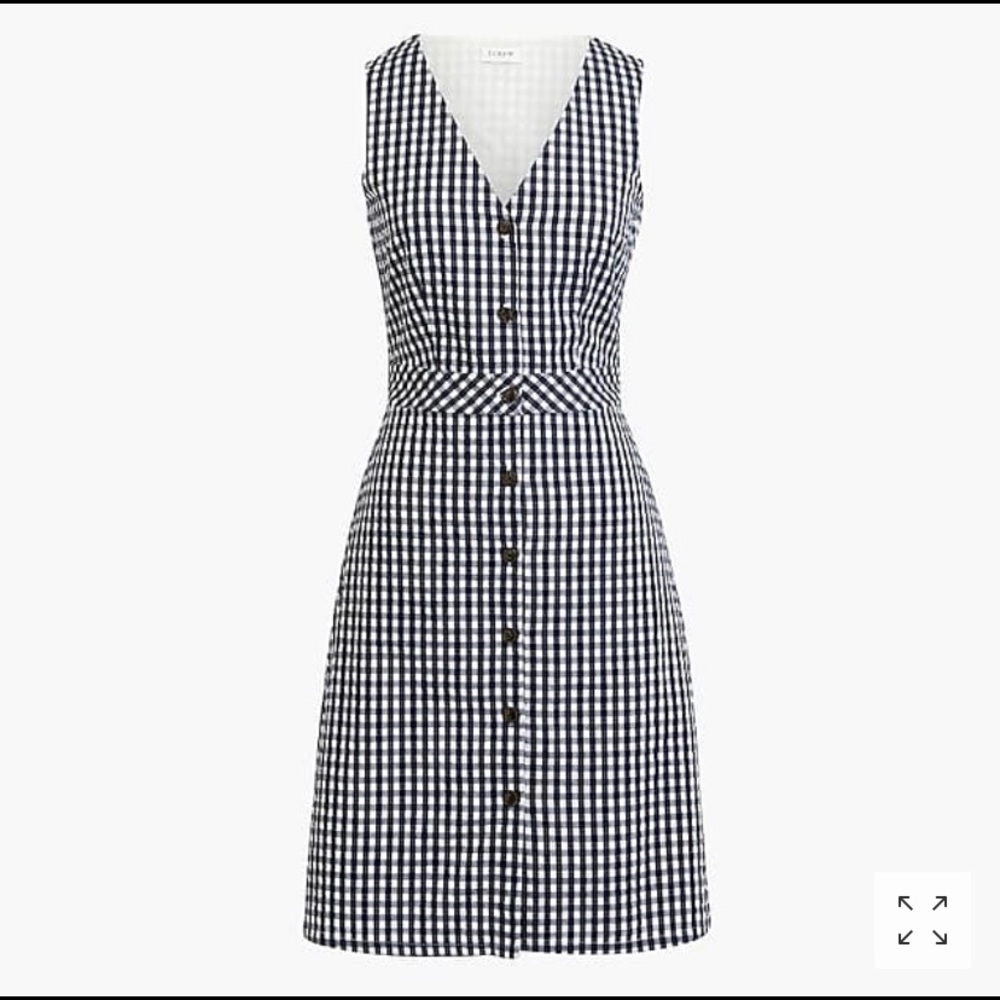 NWT J Crew Gingham Dress